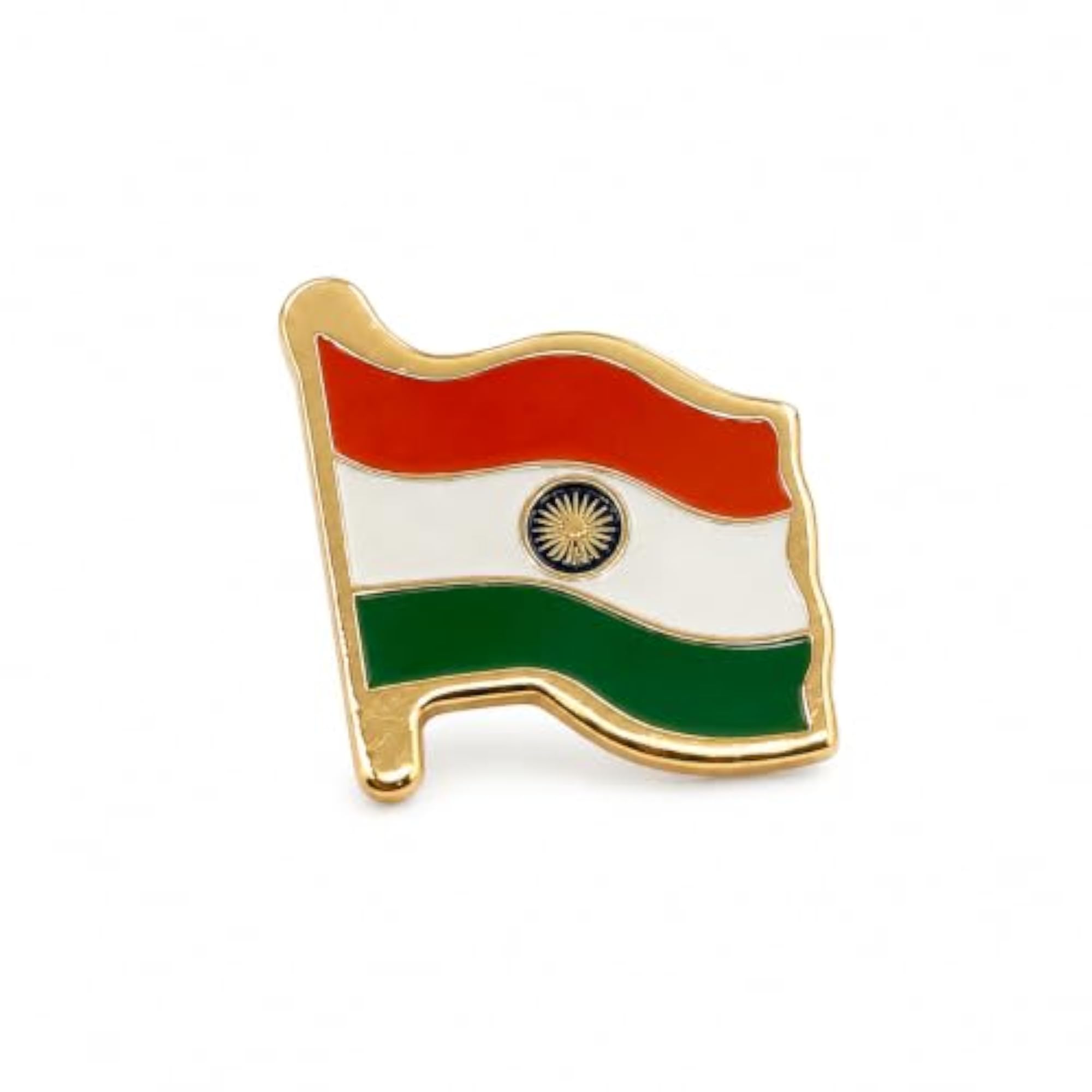 Indian Tricolor Magnetic Flag Badge, Independence Day Accessory